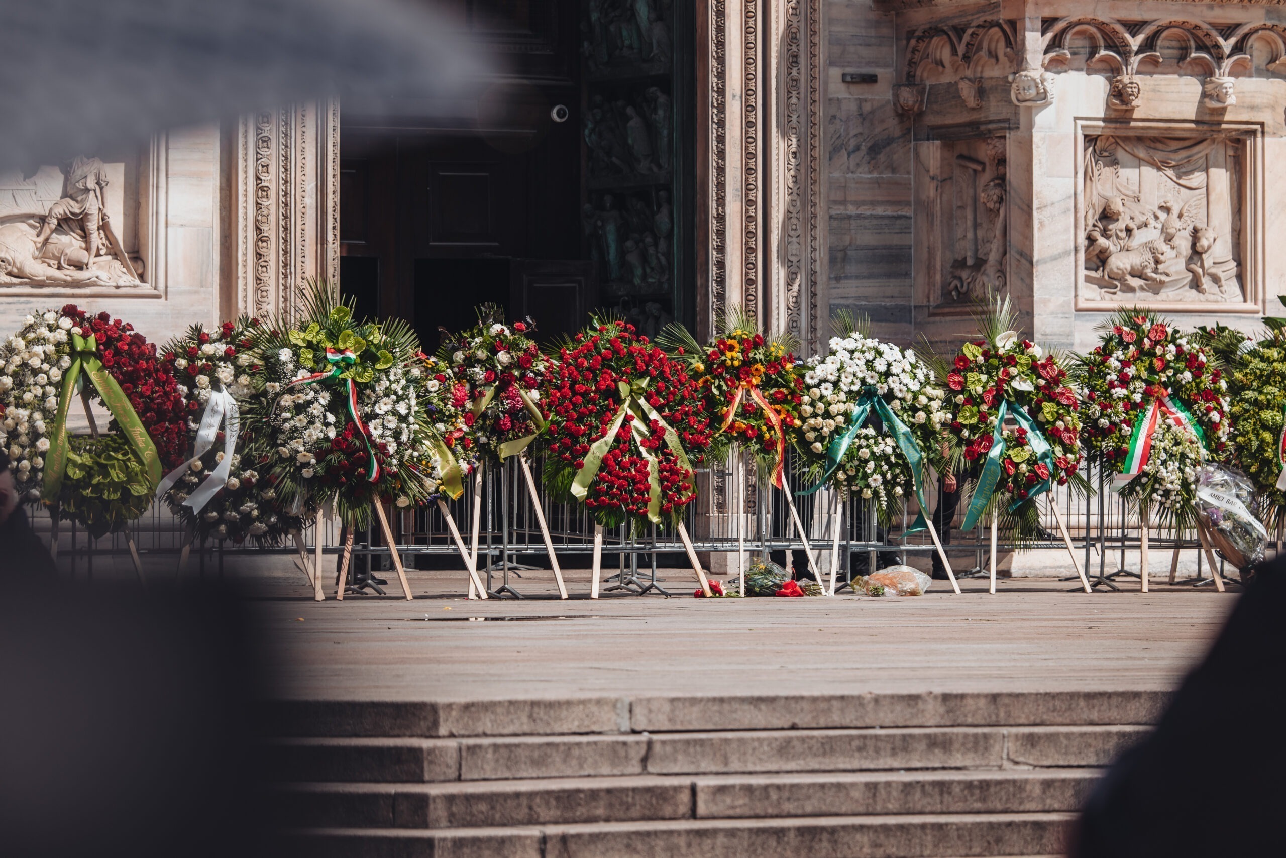Milan, Italy – June 2023: The state funeral of Silvio Berlusconi